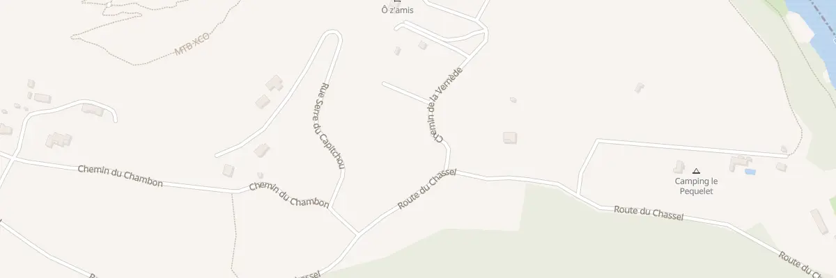 Plan du 15 Che de la Vernede à Salavas