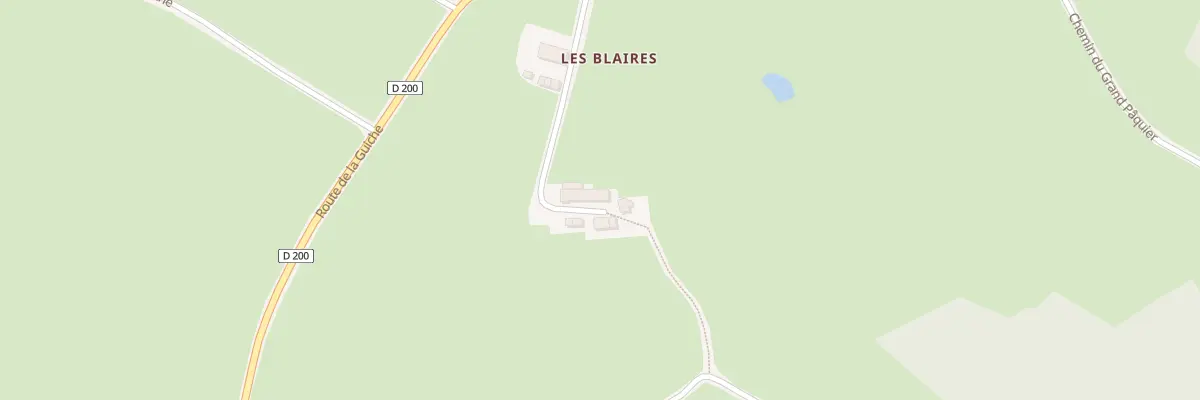 Plan du 5110 Les Blaires à Mornay