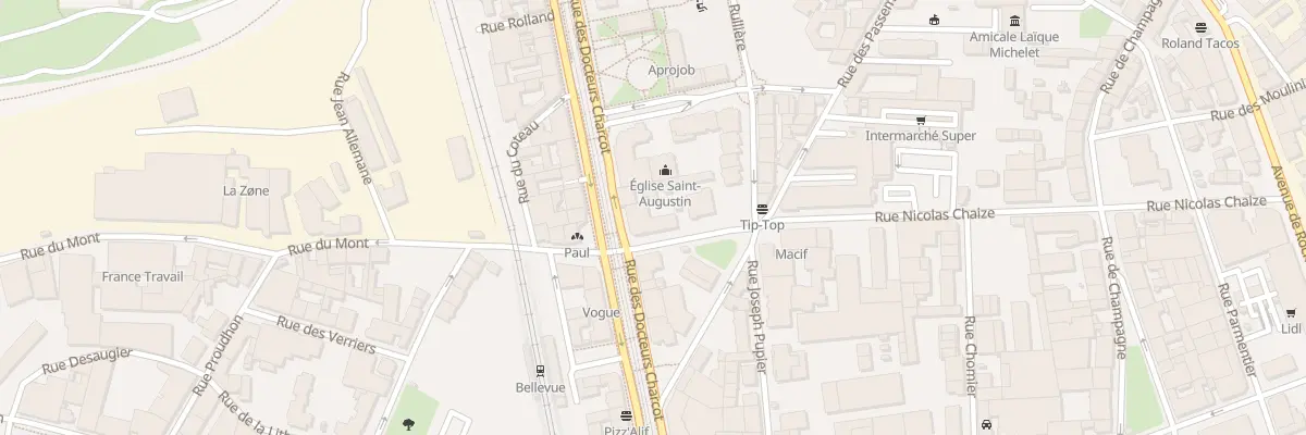 Plan du 5 Rue Nicolas Chaize à Saint-Étienne