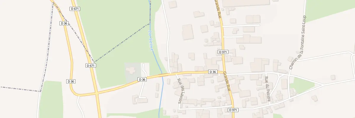 Plan du 5 Rue des Ponts à Buxeuil