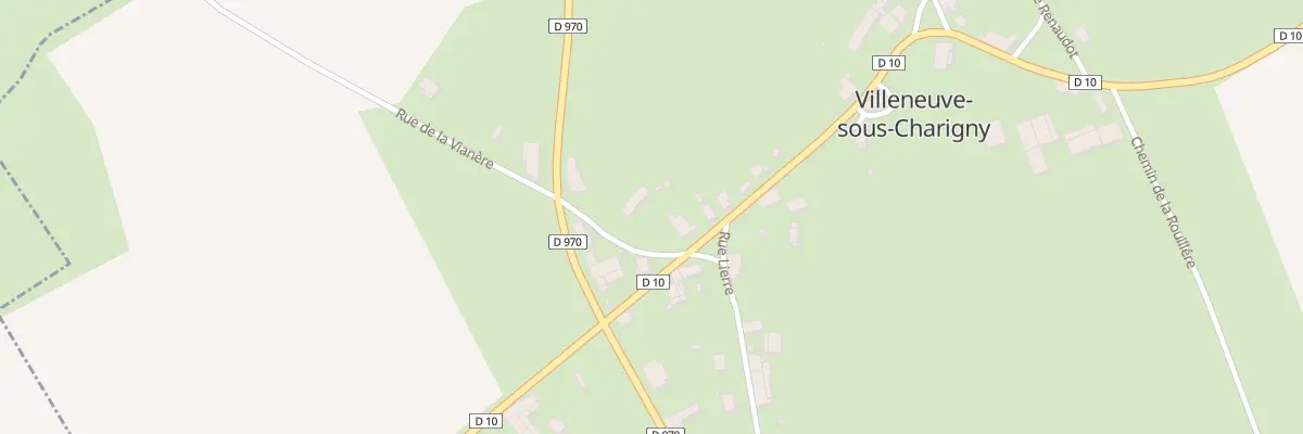 Plan du 10 Rue Avau à Villeneuve-sous-Charigny