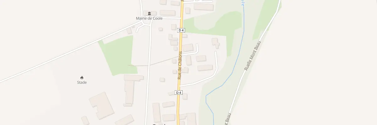 Plan du 9 Rue de Châlons à Coole