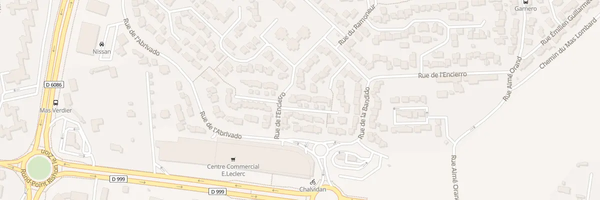Plan du 1 Rue de L’Escoussure à Nîmes