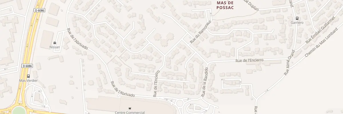 Plan du 14 Rue de L’Encierro à Nîmes