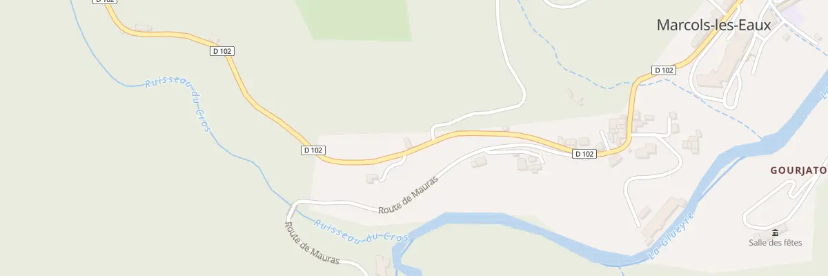 Plan du 5036 La Chaze à Marcols-les-Eaux