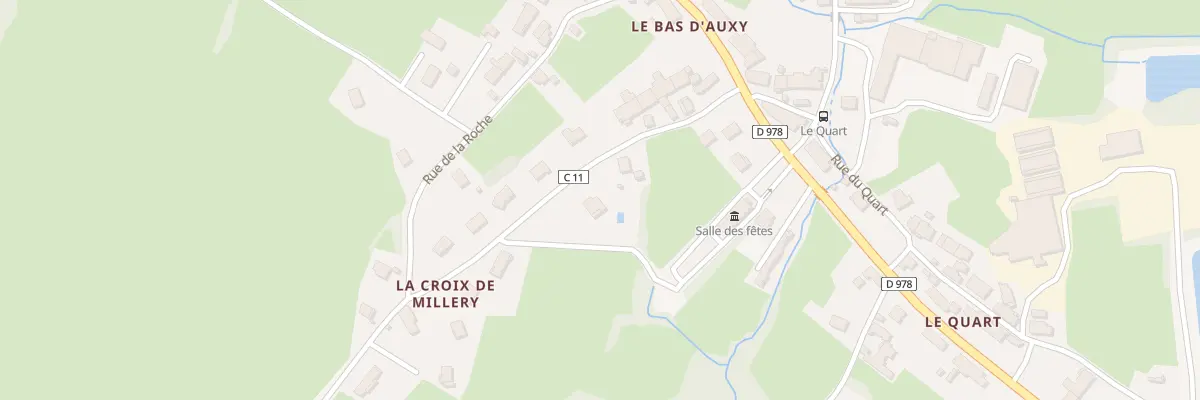 Plan du 11 Rte du Monument Magnard à Auxy