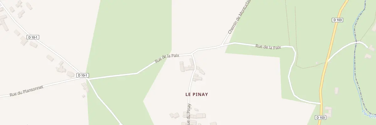 Plan du 278 Rue de la Paix à Aveizieux