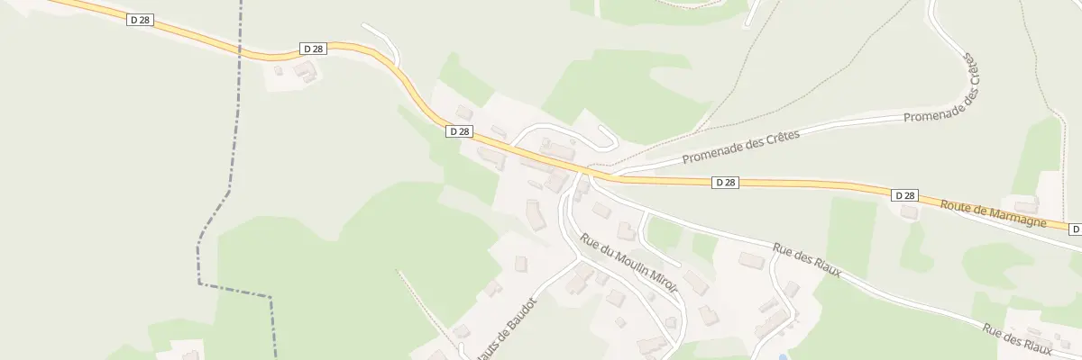 Plan du 4 Rue du Moulin Miroir au Creusot