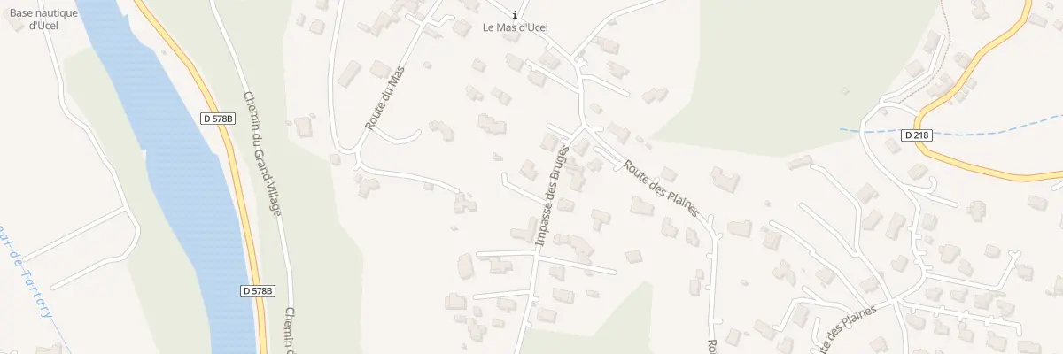 Plan du 29 Imp des Bruges à Ucel