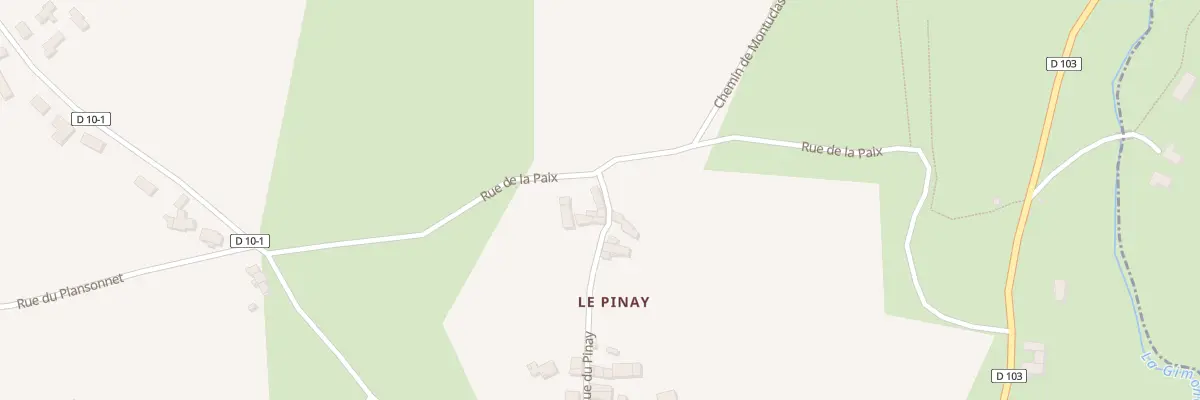 Plan du 10 Rue du Pinay à Aveizieux