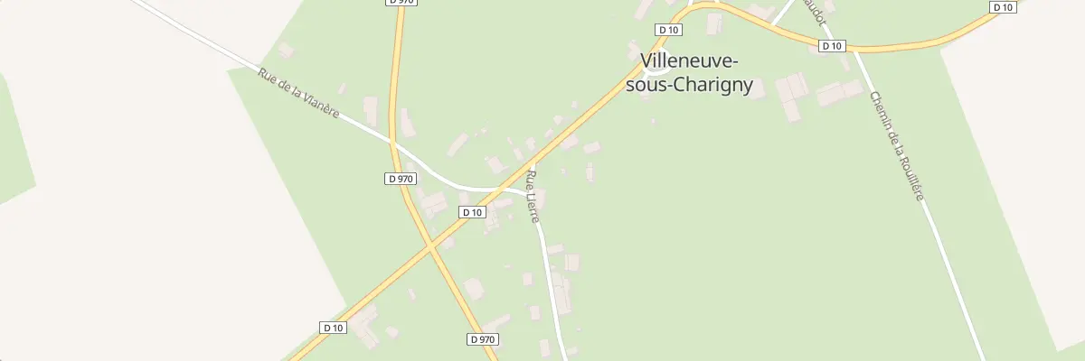 Plan du 1 Rue Lierre à Villeneuve-sous-Charigny