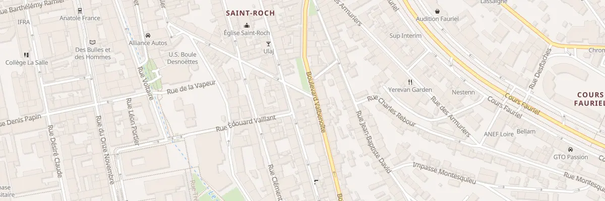 Plan du 32 Bd Valbenoite à Saint-Étienne