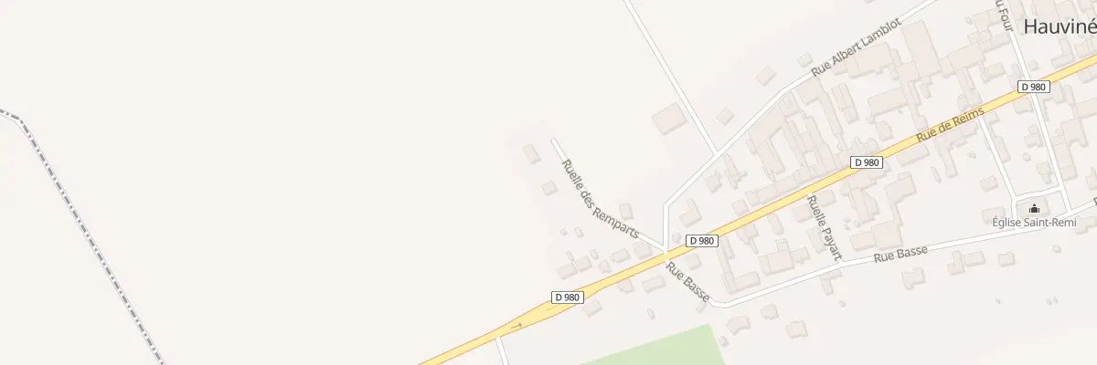 Plan du 1 Rle des Remparts à Hauviné