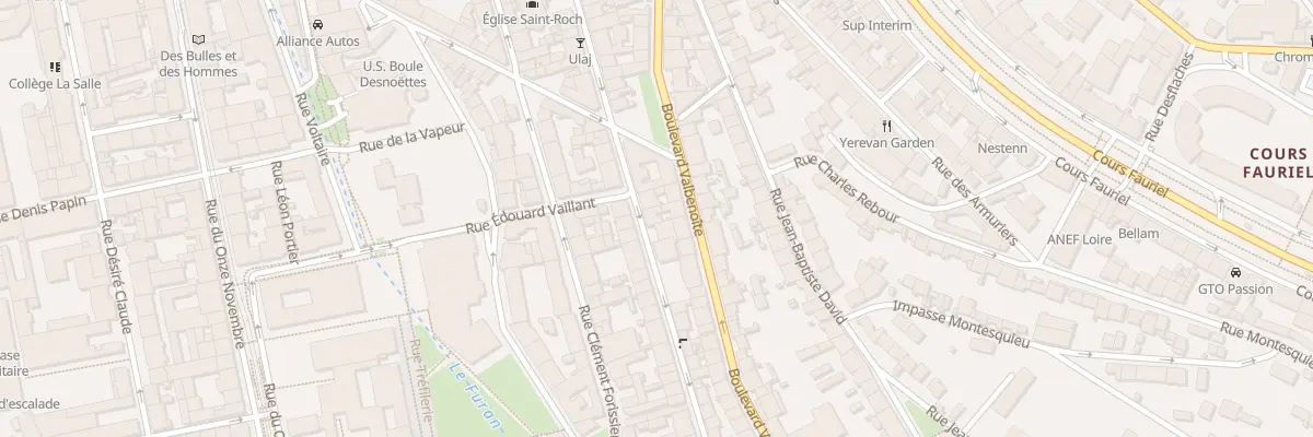 Plan du 99 Rue Antoine Durafour à Saint-Étienne