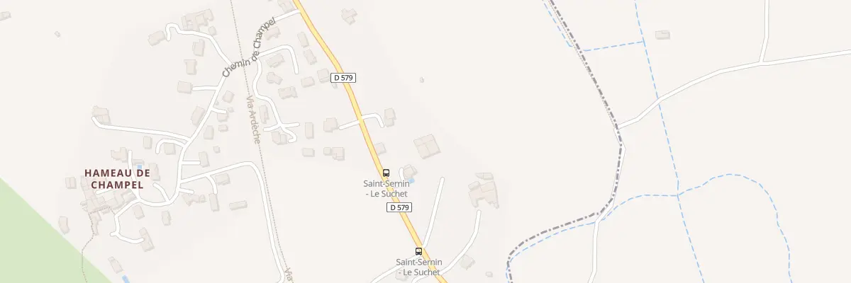 Plan du 95 Rte du Janicou à Saint-Sernin