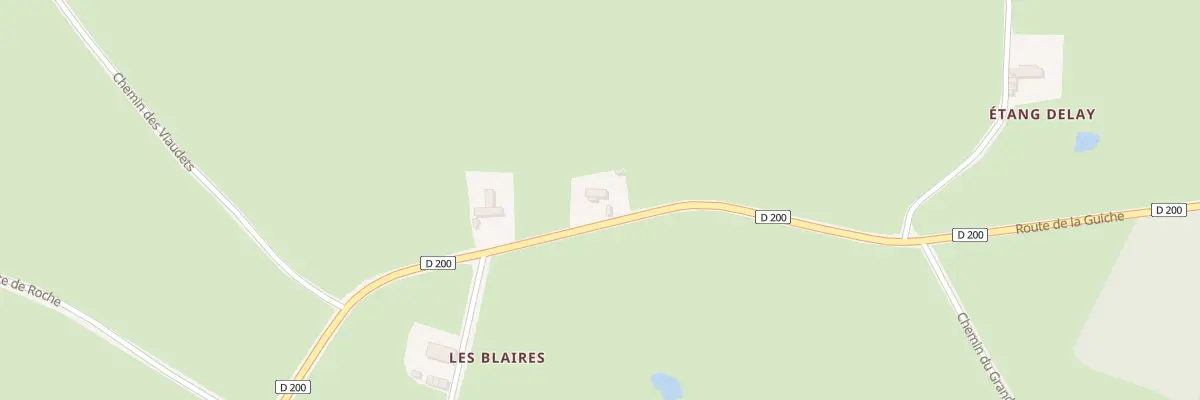 Plan du 5107 Les Blaires à Mornay