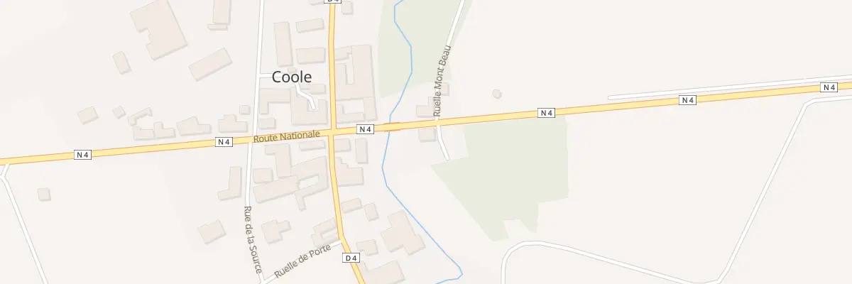 Plan du 2 Rte Nationale à Coole