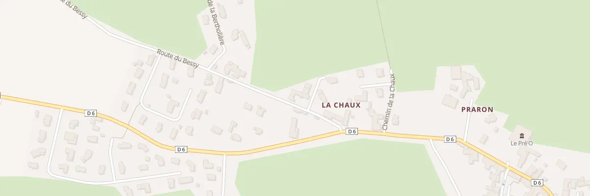 Plan du 118 Rte du Bessy à Chevrières