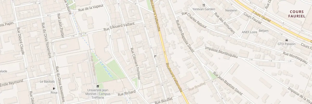 Plan du 115 Rue Antoine Durafour à Saint-Étienne