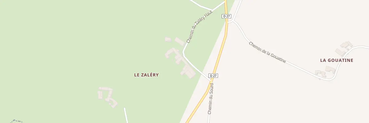Plan du 5917 Le Zalery à Villechenève