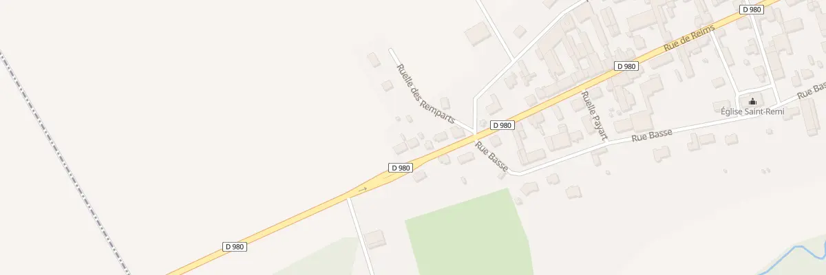 Plan du 40 Rue de Reims à Hauviné