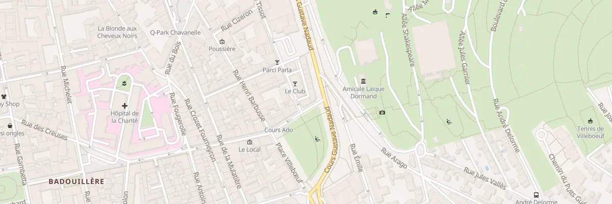 Plan du 11 Pl Villeboeuf à Saint-Étienne