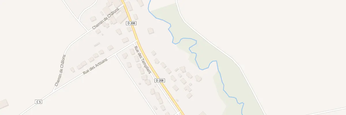 Plan du 14 Rue des Templiers à La Neuville-au-Temple