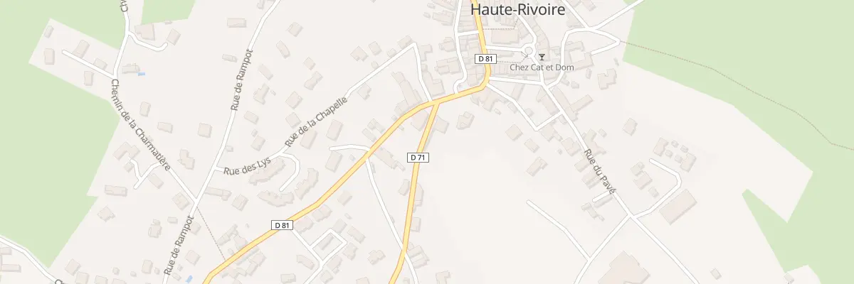 Plan du 53 Rte de Meys à Haute-Rivoire