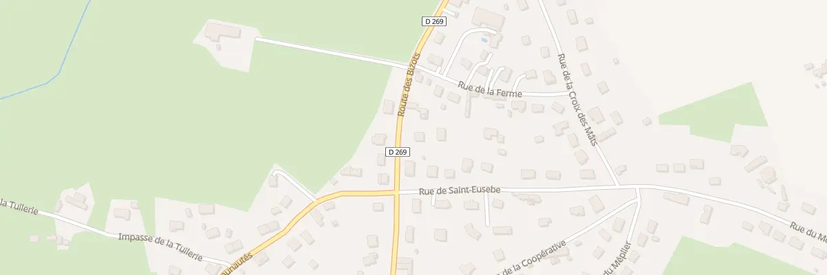 Plan du 42 Rte des Bizots à Blanzy