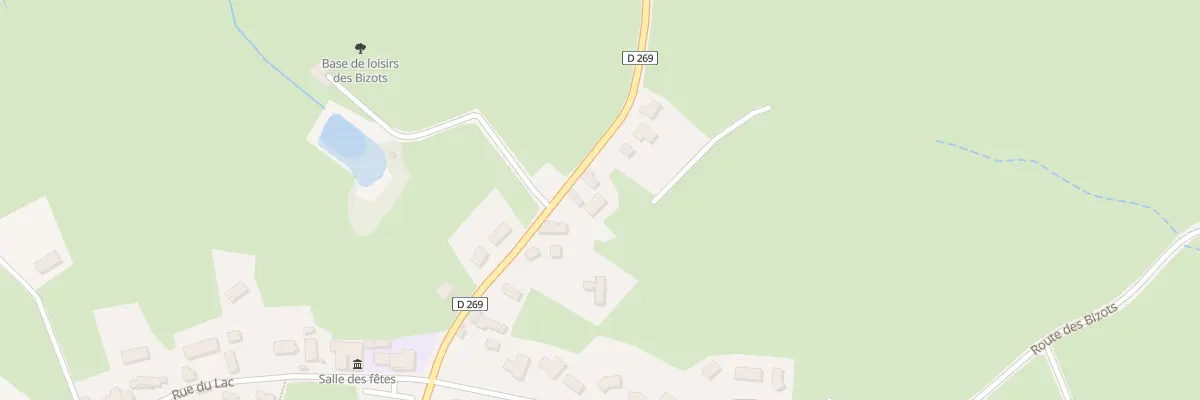 Plan du 590 Rue des Simonots aux Bizots