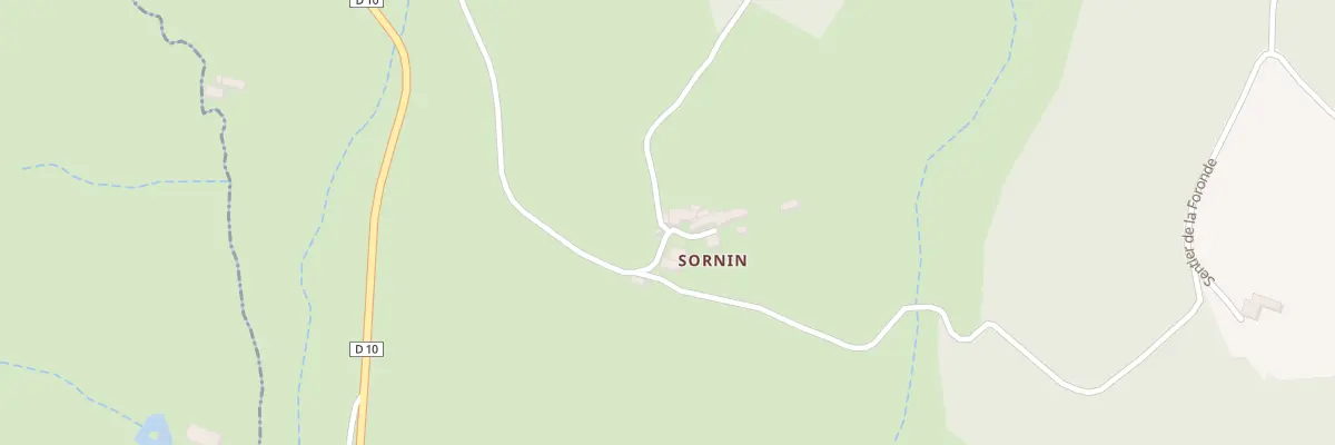 Plan du 415 Che du Sornin à Ranchal