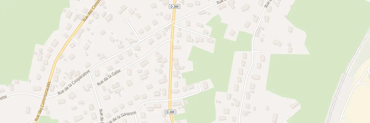 Plan du 34 Rte des Bizots à Blanzy