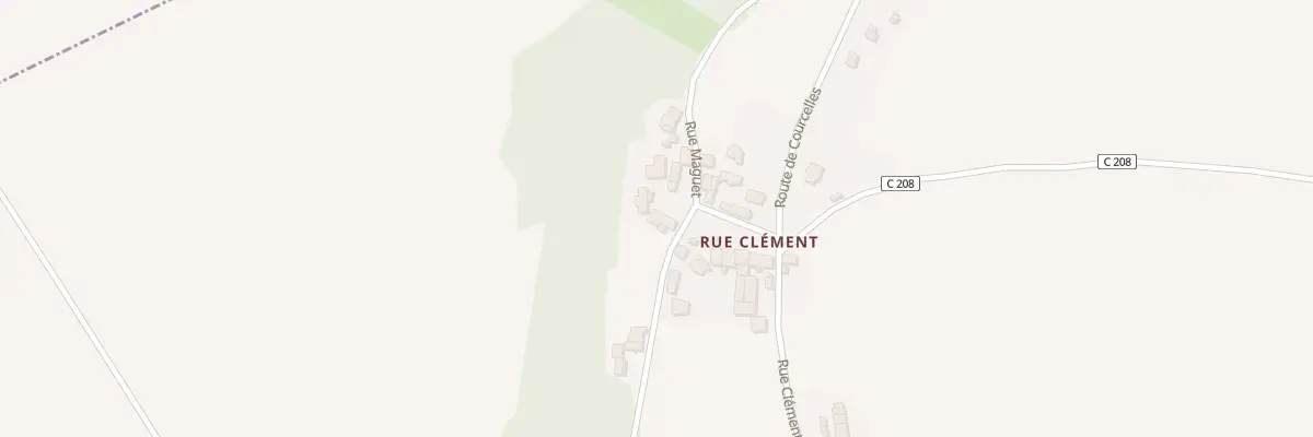 Plan du 6 Rue Peignevel à Benoisey
