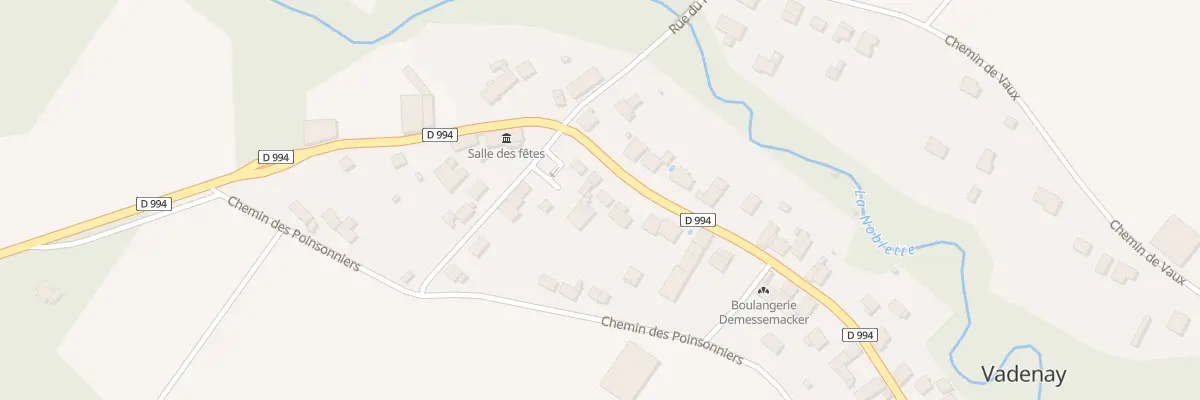 Plan du 53 Gr Grande Rue de la Noblette à Vadenay