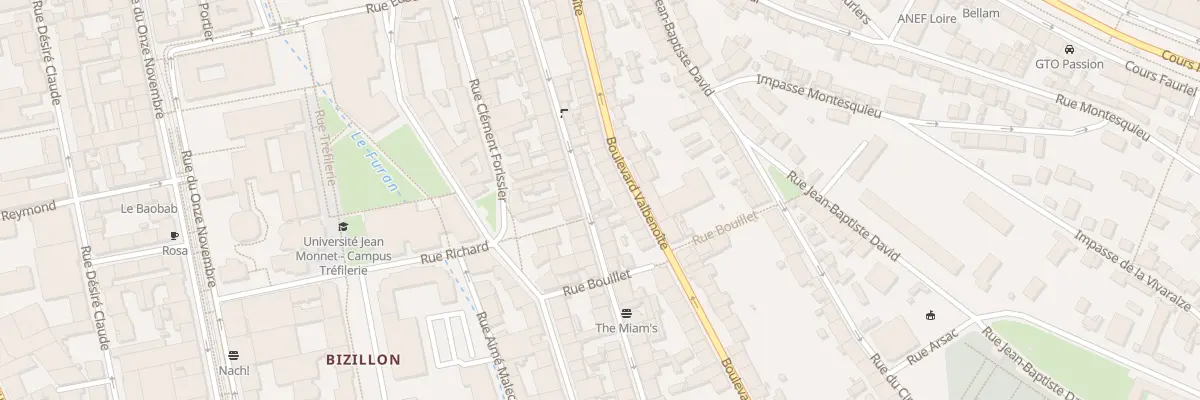 Plan du 129 Rue Antoine Durafour à Saint-Étienne