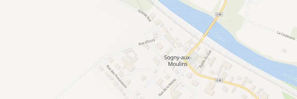 Plan du 3 Rue d’Ecury à Sogny-aux-Moulins
