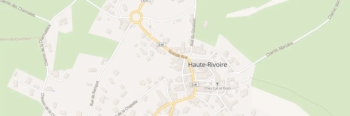 Plan du 154 Grande Rue à Haute-Rivoire
