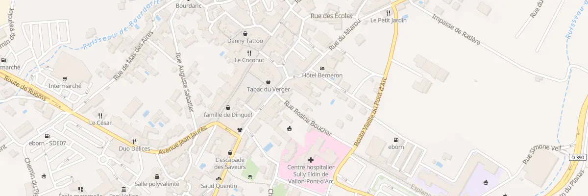 Plan du 3 Bd Peschaire Alizon à Vallon-Pont-d’Arc