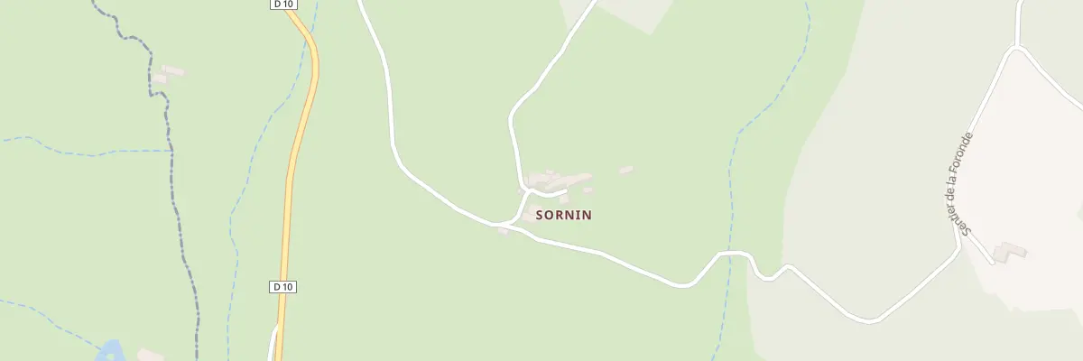Plan du 417 Che du Sornin à Ranchal
