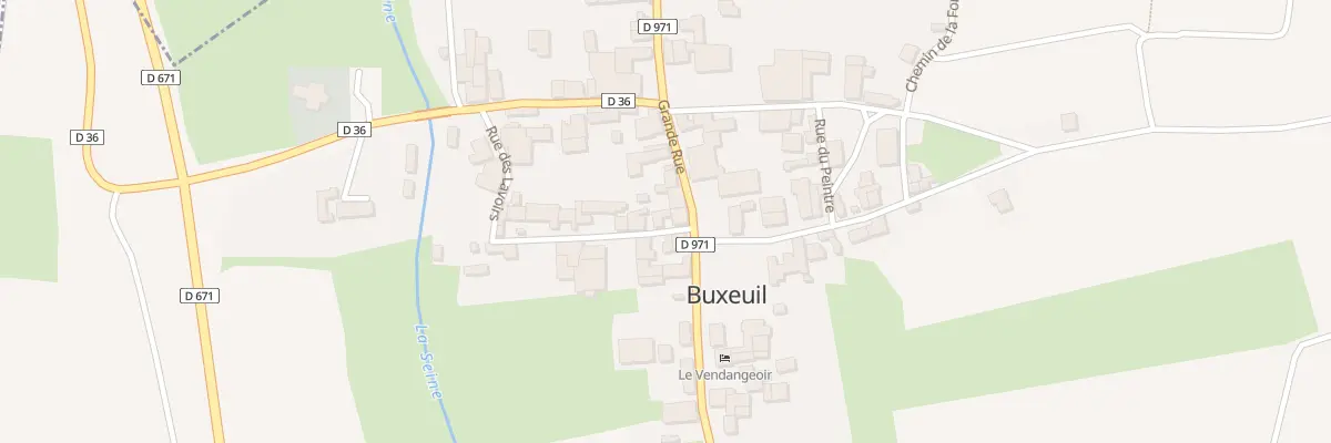Plan du 11 Rue du Gue à Buxeuil