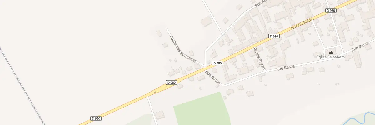Plan du 36 Rue de Reims à Hauviné