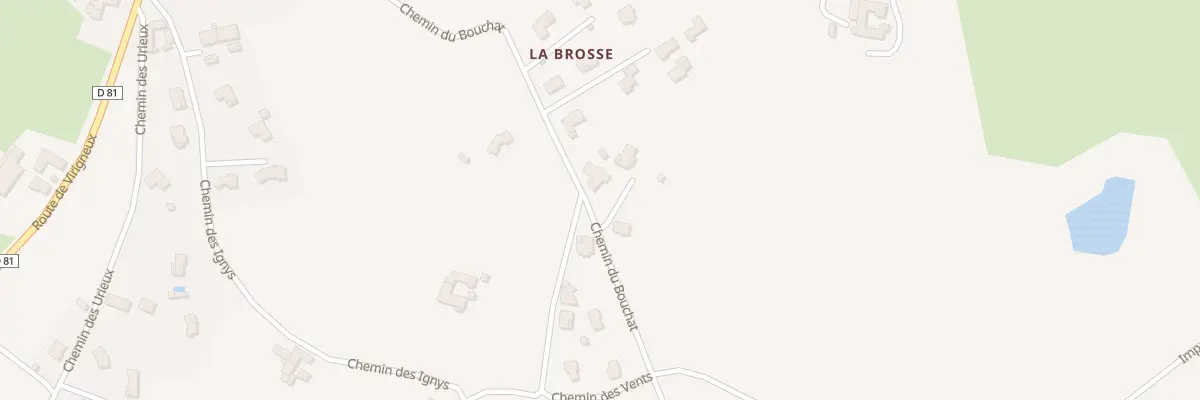 Plan du 469 Che du Bouchat à Haute-Rivoire