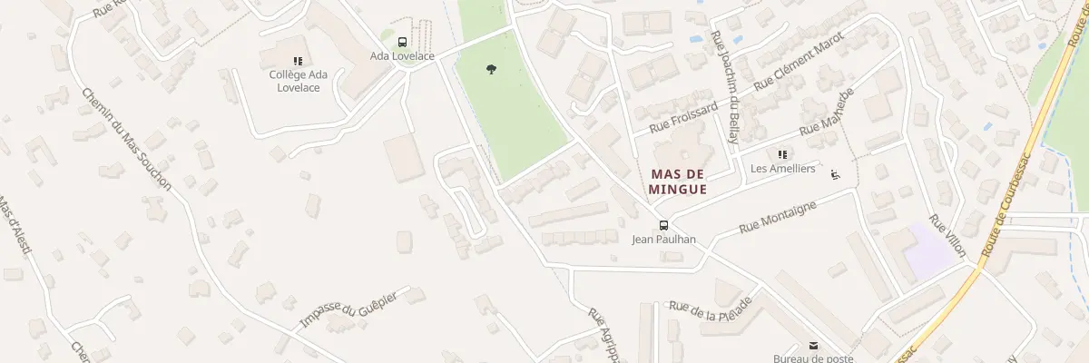 Plan du 1C Rue Charles Montesquieu à Nîmes