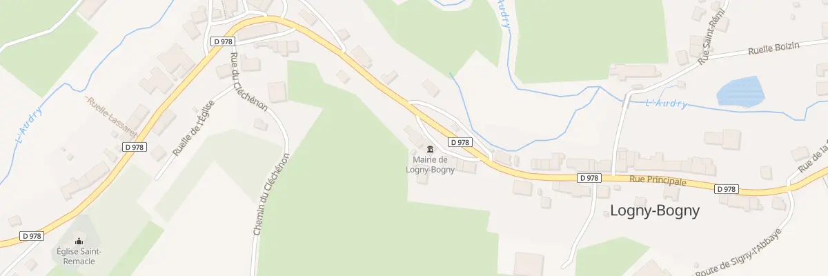 Plan du 11 Rue de la Halle à Logny-Bogny