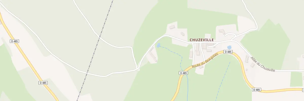 Plan du 673 All du Chuzeville à Belleroche