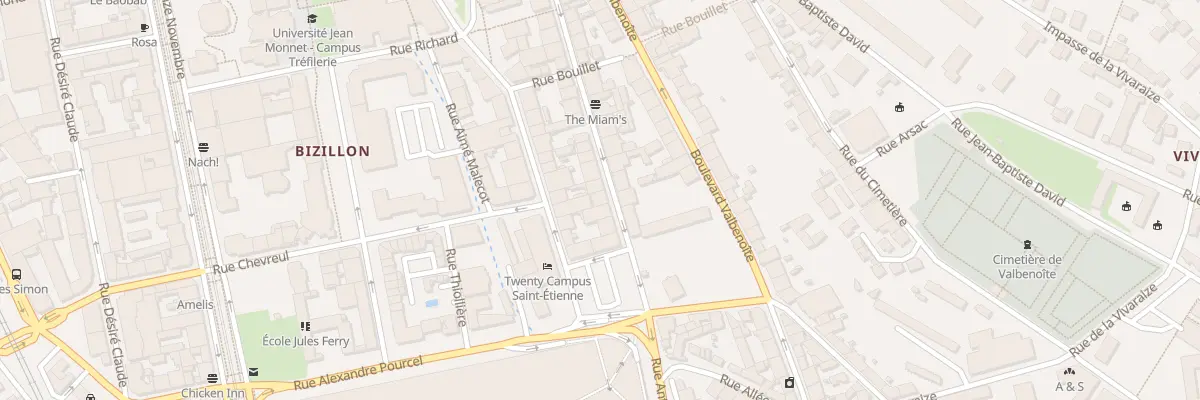 Plan du 116 Rue Antoine Durafour à Saint-Étienne