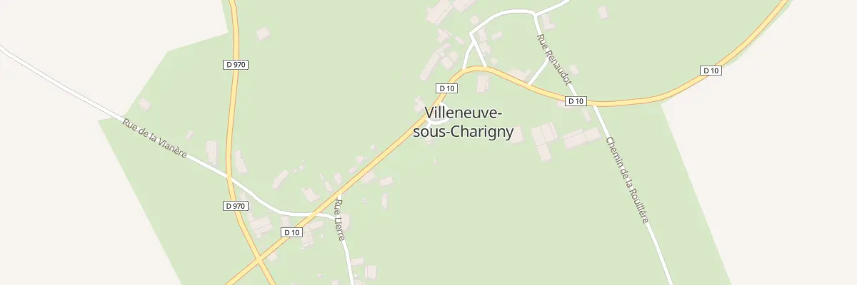 Plan du 1 Rue Avau à Villeneuve-sous-Charigny