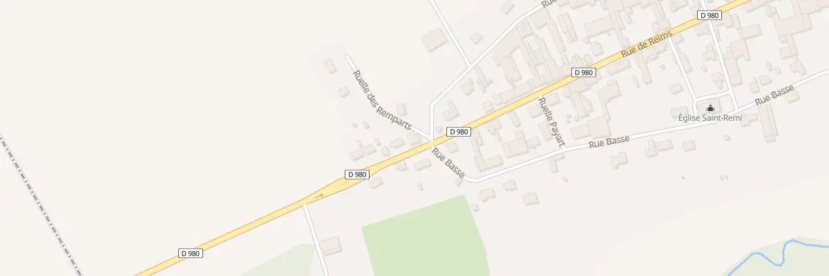 Plan du 34 Rue de Reims à Hauviné