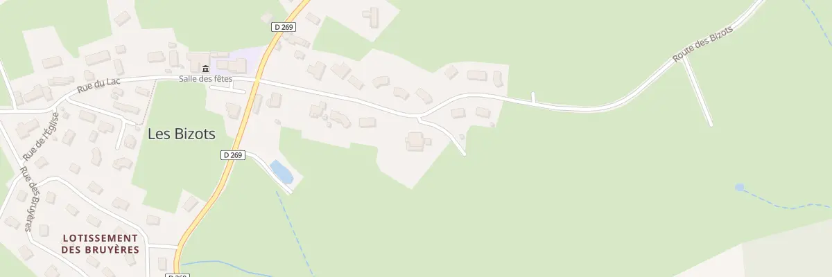 Plan du 196 Rue Rue du Bois Boulay aux Bizots