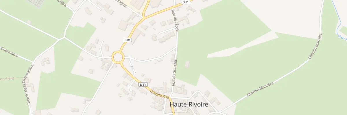Plan du 5153 Rue du Gousson à Haute-Rivoire